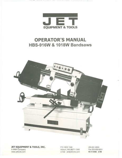 Jet HBS-916W-1018W