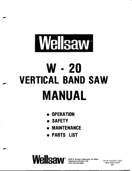 Wellsaw W20