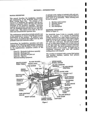 Marvel Series V10A Manual