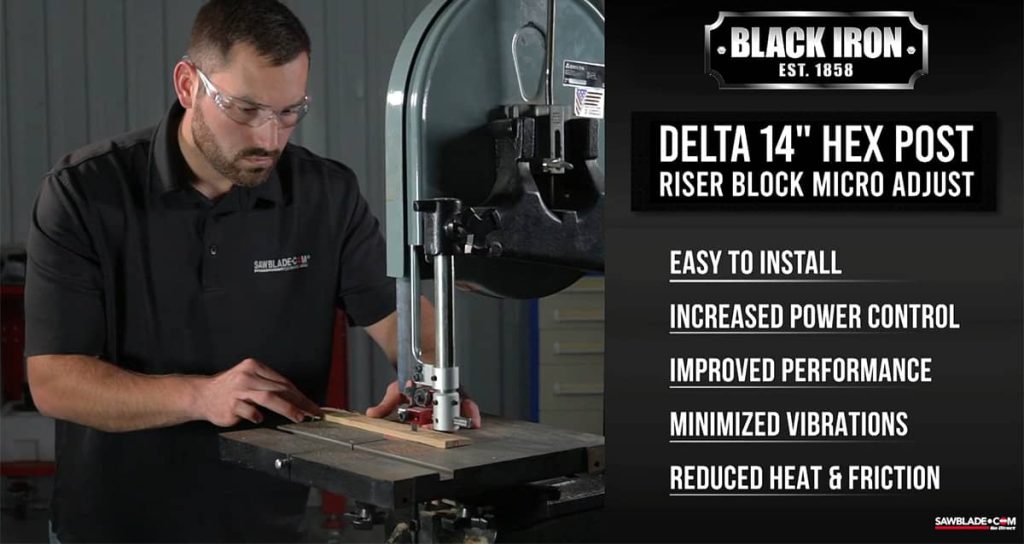 Detla 14 Hex Post Riser Block