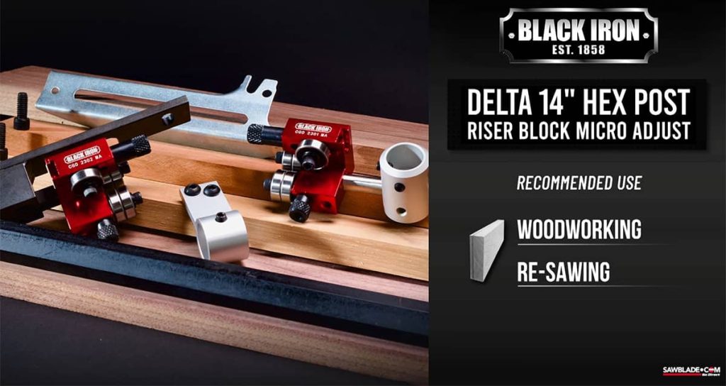 Detla 14 Hex Post Riser Block