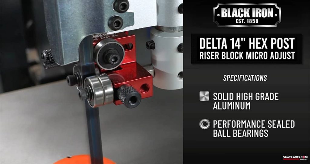 Detla 14 Hex Post Riser Block