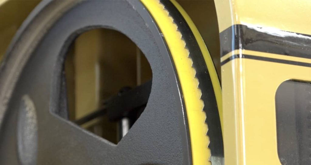 band saw wheel alignment